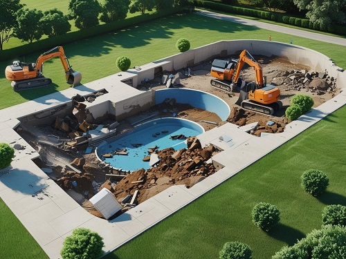 Fiberglass Pool Removal