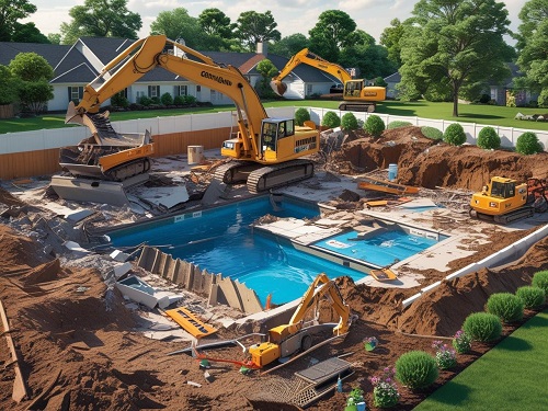Pool Deck Demolition
